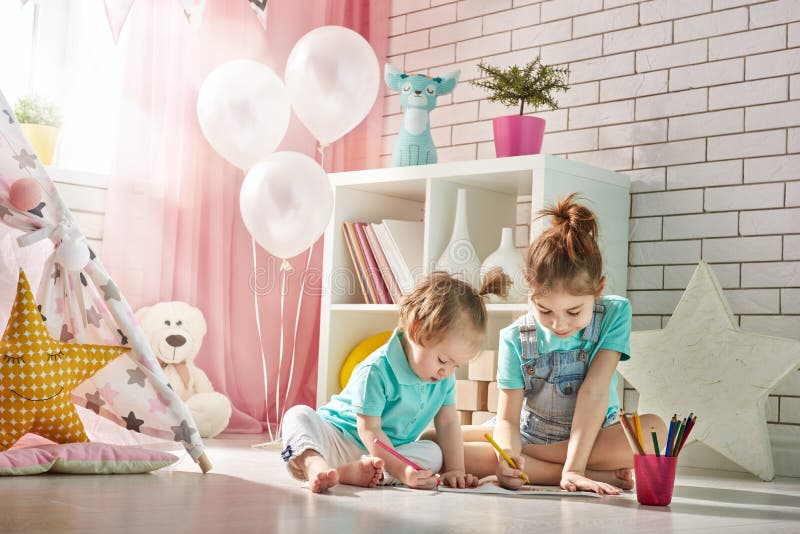 Happy children play stock photos Happy children play stock photos