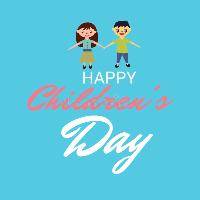 Happy Children`s Day. royalty free illustration Happy Children`s Day. royalty free illustration
