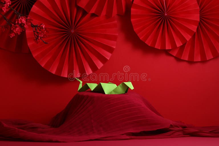origami chinese new year lantern
