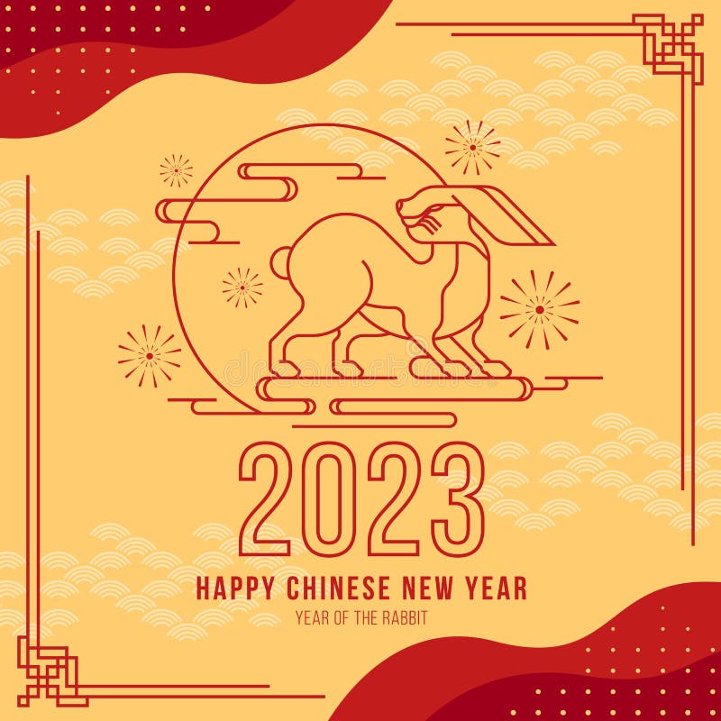 Chinese New Year 2023 Stock Illustrations – 19,388 Chinese New Year 2023  Stock Illustrations, Vectors & Clipart - Dreamstime