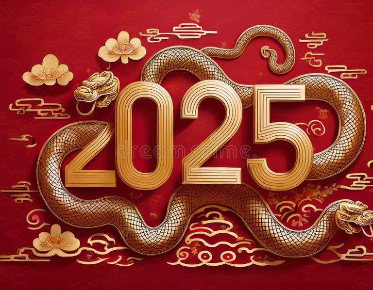 3,196 Chinese New Year Snake 2025 Images Stock Photos Free & Royalty