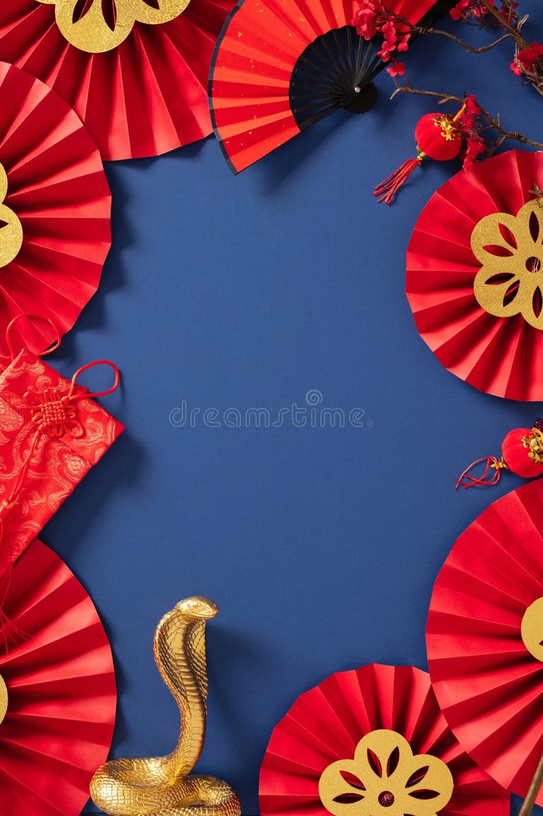 283 Golden Banner Chinese New Year 2025 Snake Celebration Stock Photos