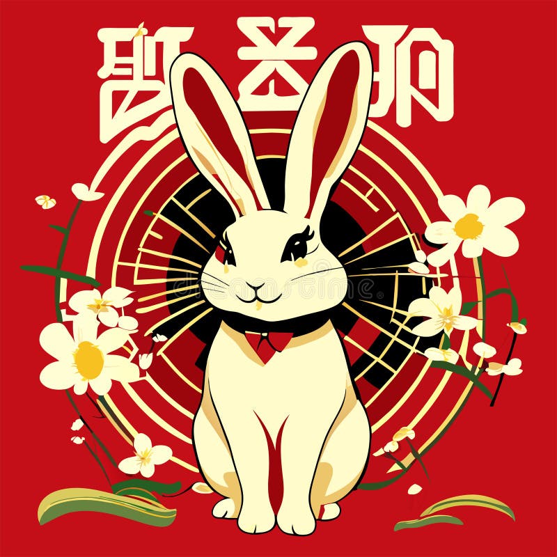 Happy Chinese New Year. Year of the Rabbit. Year of the Rabbit Stock ...