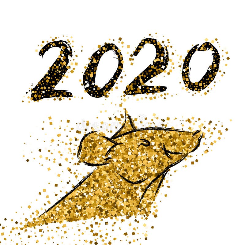 Happy Chinese New Year 2020 royalty free stock images Happy Chinese New Year 2020 royalty free stock images