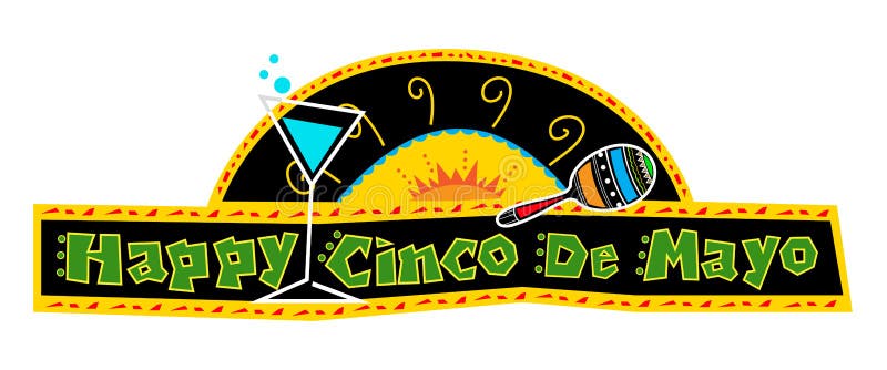 Happy cinco de mayo banner vector illustration