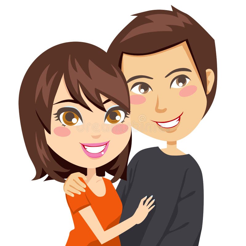 Happy Couple vector illustration