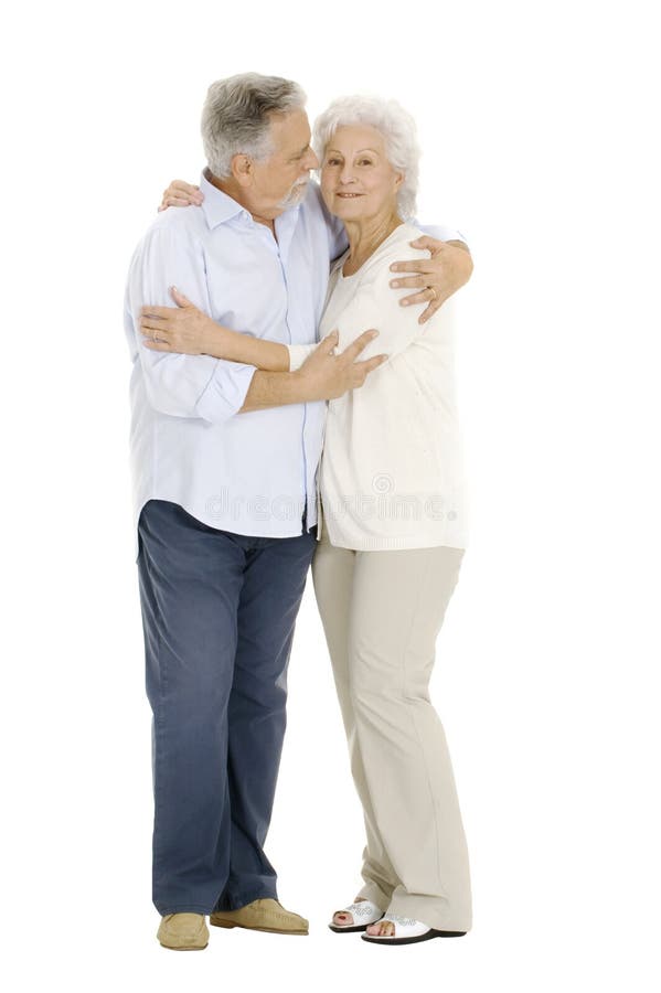 Happy couple of elderly