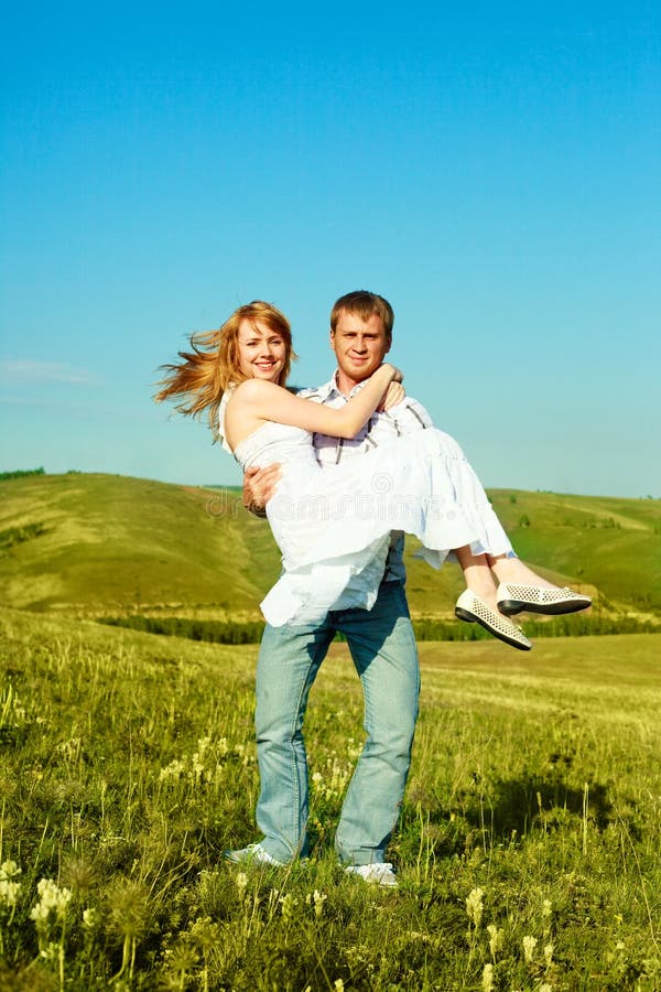 Happy couple outdoor