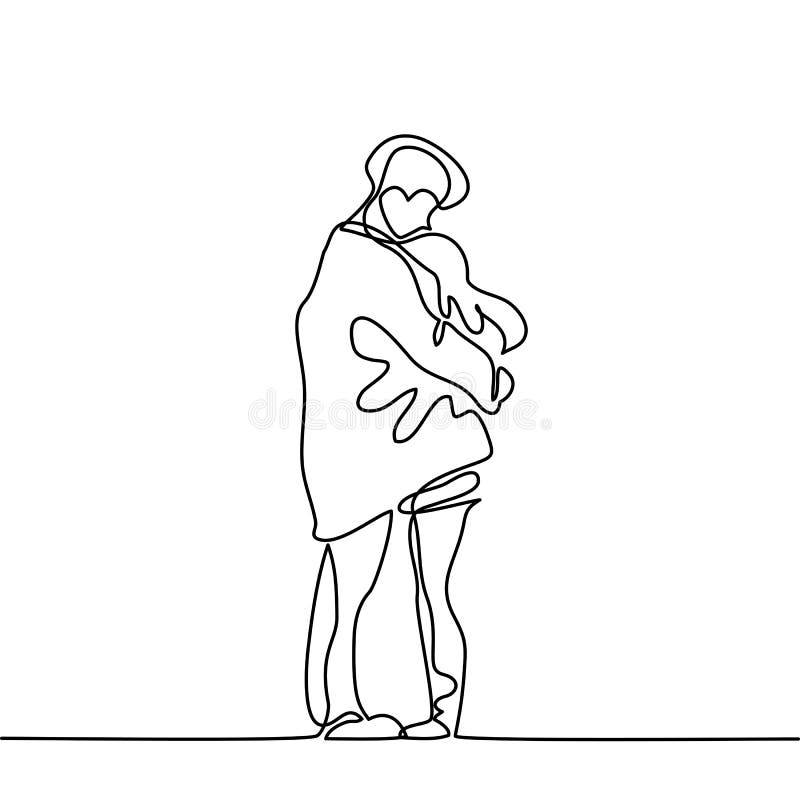 Couple hug | Boy and girl drawing, Boy and girl sketch, Cute couple drawings