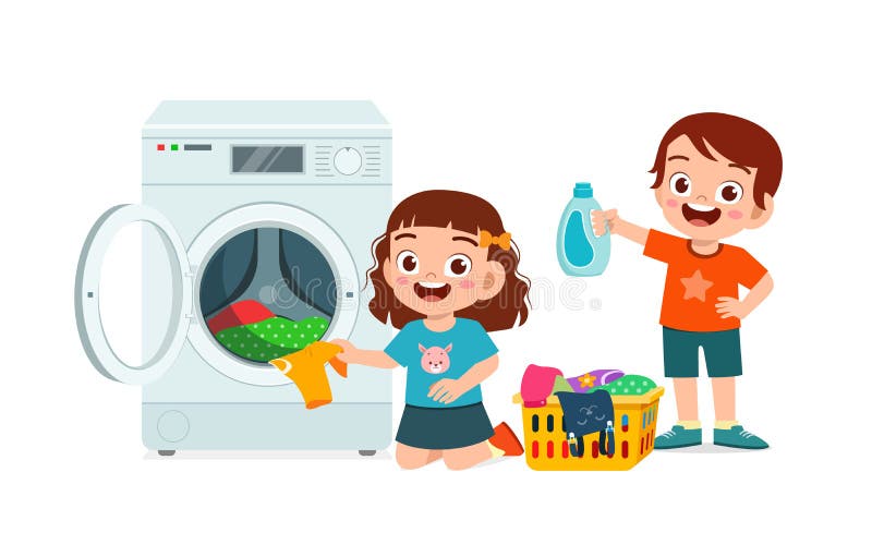 Kid Laundry Stock Illustrations – 748 Kid Laundry Stock Illustrations,  Vectors & Clipart - Dreamstime