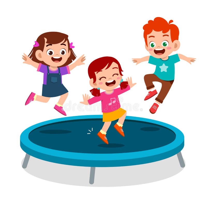 Trampoline Stock Illustrations – Trampoline Stock Illustrations, Vectors - Dreamstime