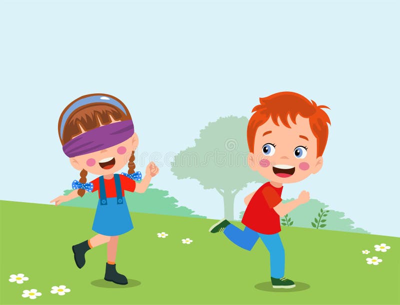 kids playing tag clip art - Clip Art Library