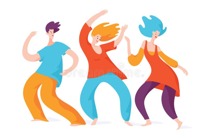 Happy People Dancing Clip Art