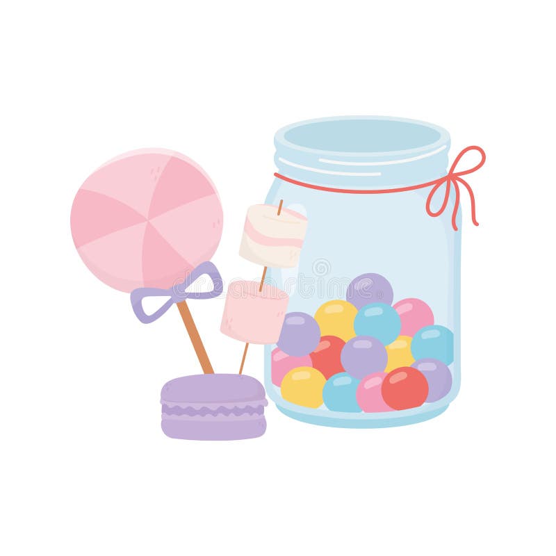 Featured image of post Jar Of Gumballs Clipart Vector illustrations isolated on blue