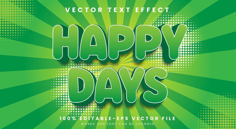 Happy Days Stock Illustrations – 24,007 Happy Days Stock