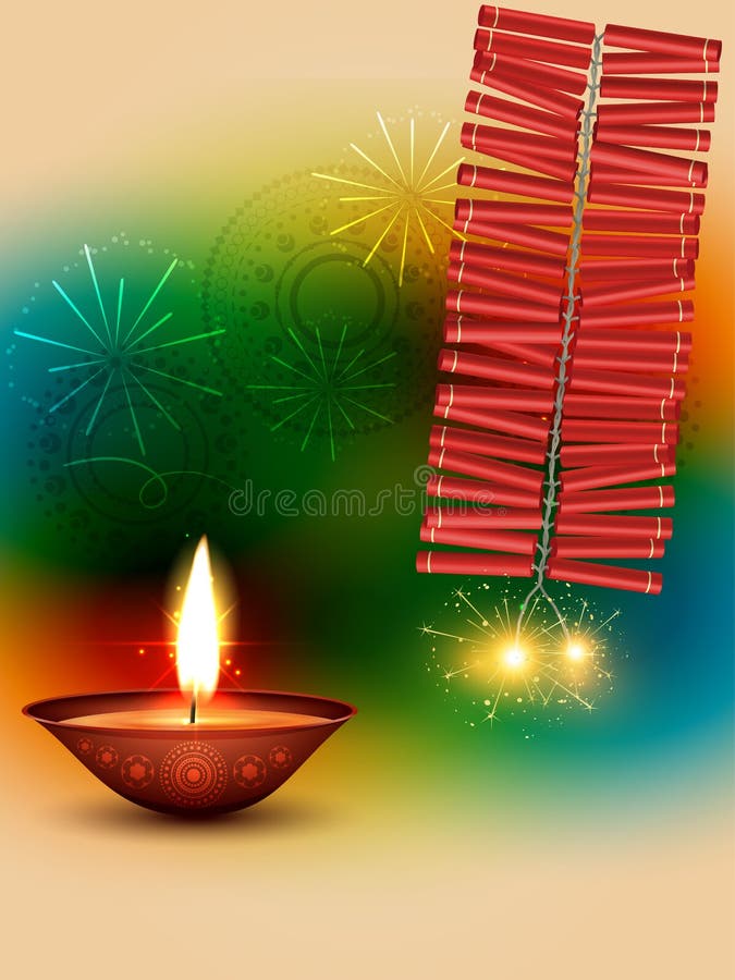Happy diwali background stock vector. Illustration of lamp - 34654228