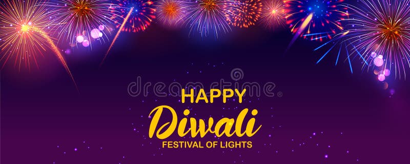 Happy Diwali Hindu Holiday Background for Light Festival of India Stock  Vector - Illustration of diwali, auspicious: 161696878