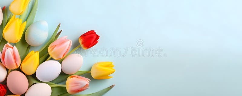 Happy easter background - Sweet pastel color design vector illustration