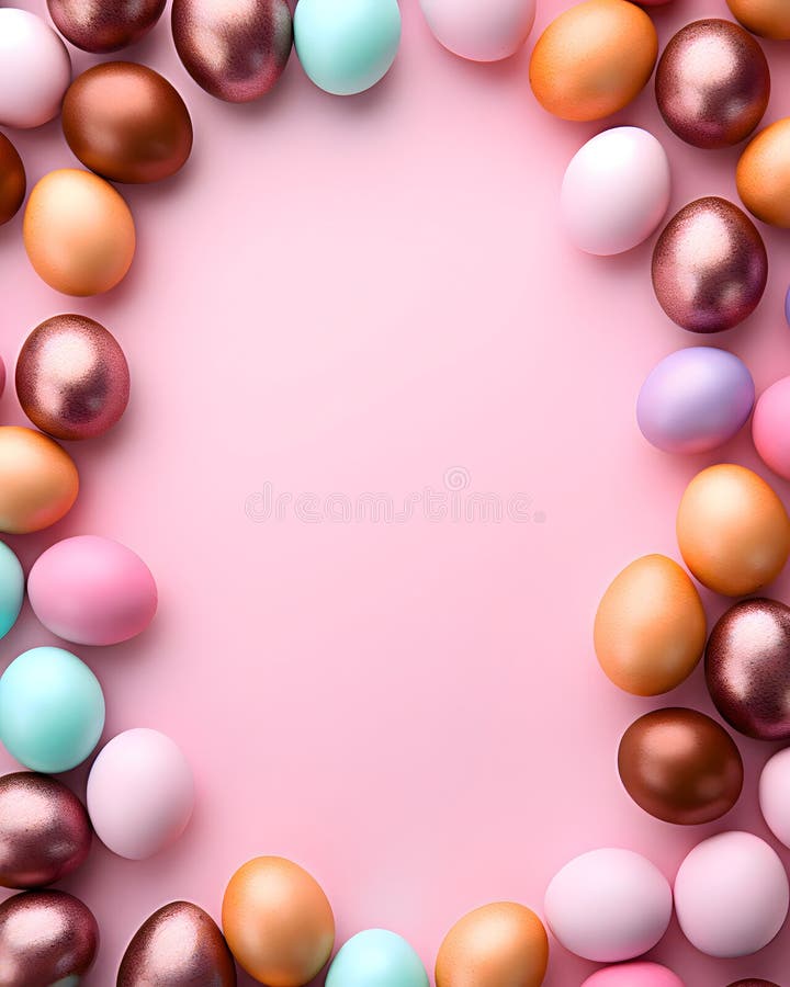 Happy easter background - Sweet pastel color design vector illustration