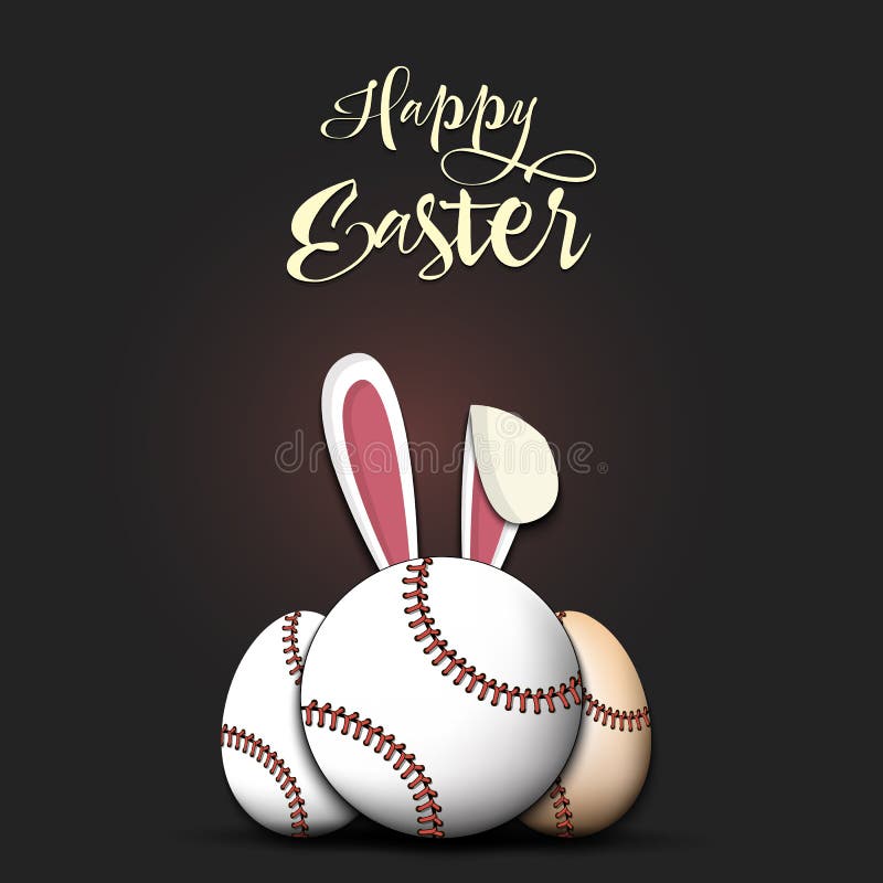 Baseball Rabbit Vector stock vector. Illustration of pastel 6499618