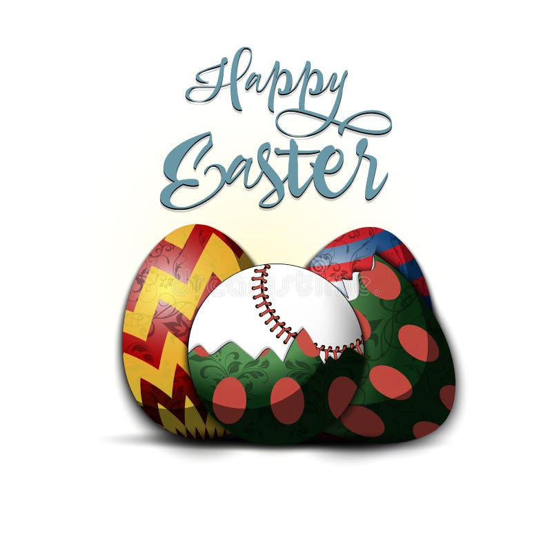 Softball Easter Stock Illustrations 115 Softball Easter Stock