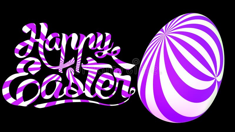 Happy Easter Greeting Card with Colored Egg. 3D illustration vector illustration Happy Easter Greeting Card with Colored Egg. 3D illustration vector illustration
