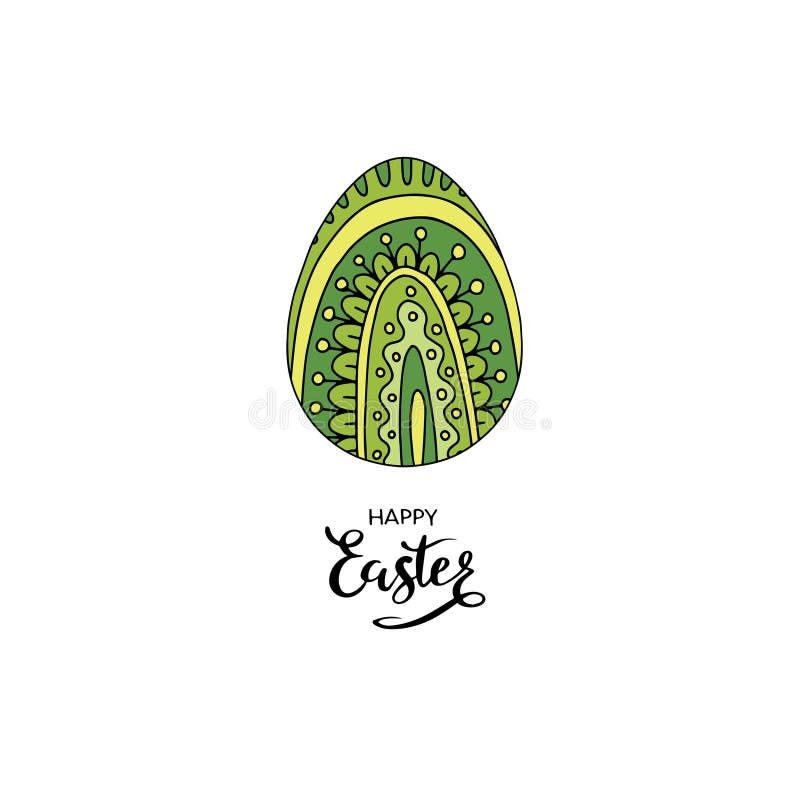 Happy Easter Greeting Card 8 Stock Illustration Illustration of color