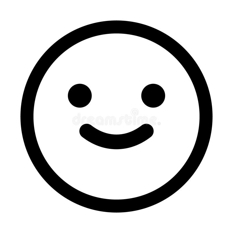 Sad Emoji Icon Isolated on White Background Stock Illustration -  Illustration of background, white: 171117576