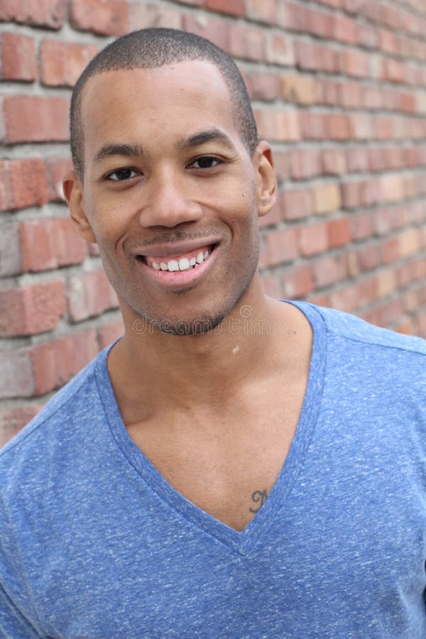 Happy Ethnic Friendly Guy Smiling stock photos Happy Ethnic Friendly Guy Smiling stock photos