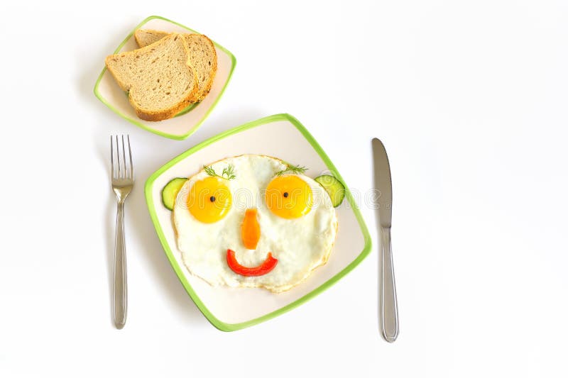 Happy Face with Fry Eggs