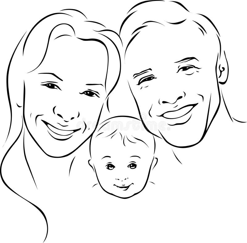 Father Mother Their Child Concept Nuclear Stock Vector Royalty Free  1509974585  Shutterstock