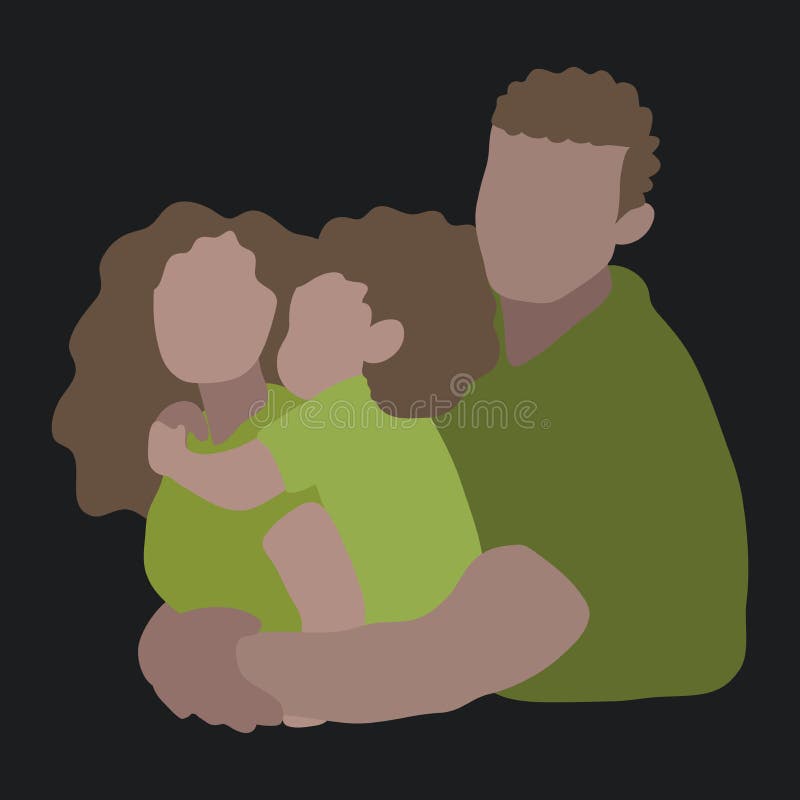 Happy Family Clip art royalty free illustration