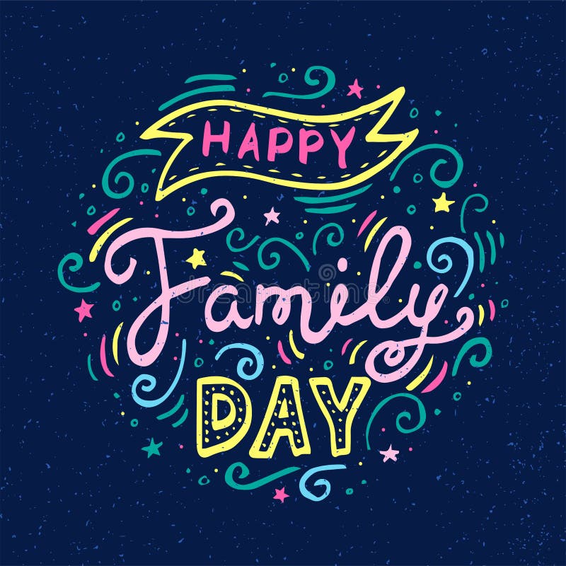 Family Day Stock Illustrations – 195,797 Family Day Stock ...