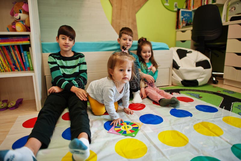 Children Playing Twister Game On Children Protection Day In Volgograd Stock  Photo - Download Image Now - iStock