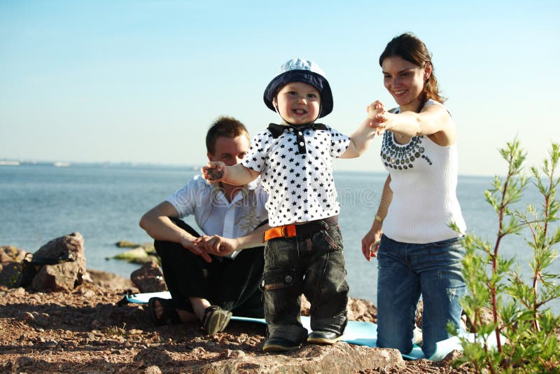 Happy family picnic