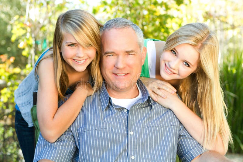 Happy Family With Teenagers