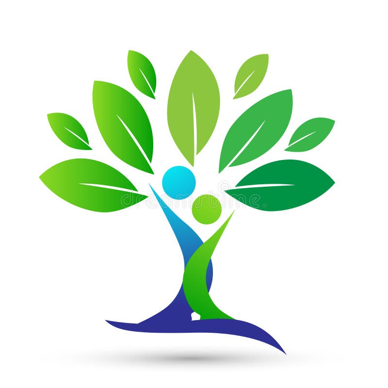 Happy family tree with colorful design on white background royalty free illustration Happy family tree with colorful design on white background royalty free illustration