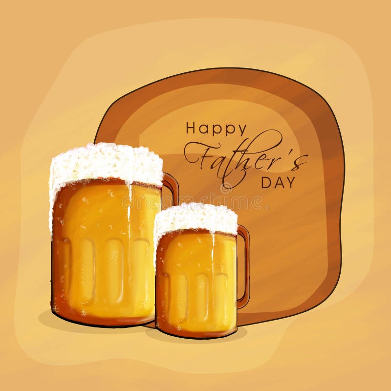 Download Happy Fathers Day Celebration With Beers. Stock ...