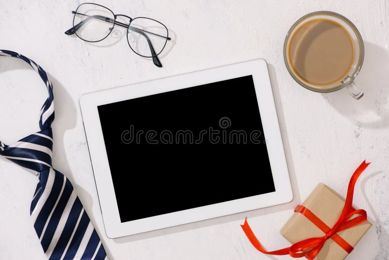 Happy Father`s Day. Gift Ideas for Dad with copyspace. Day copyspace stock images, royalty-free photos and pictures