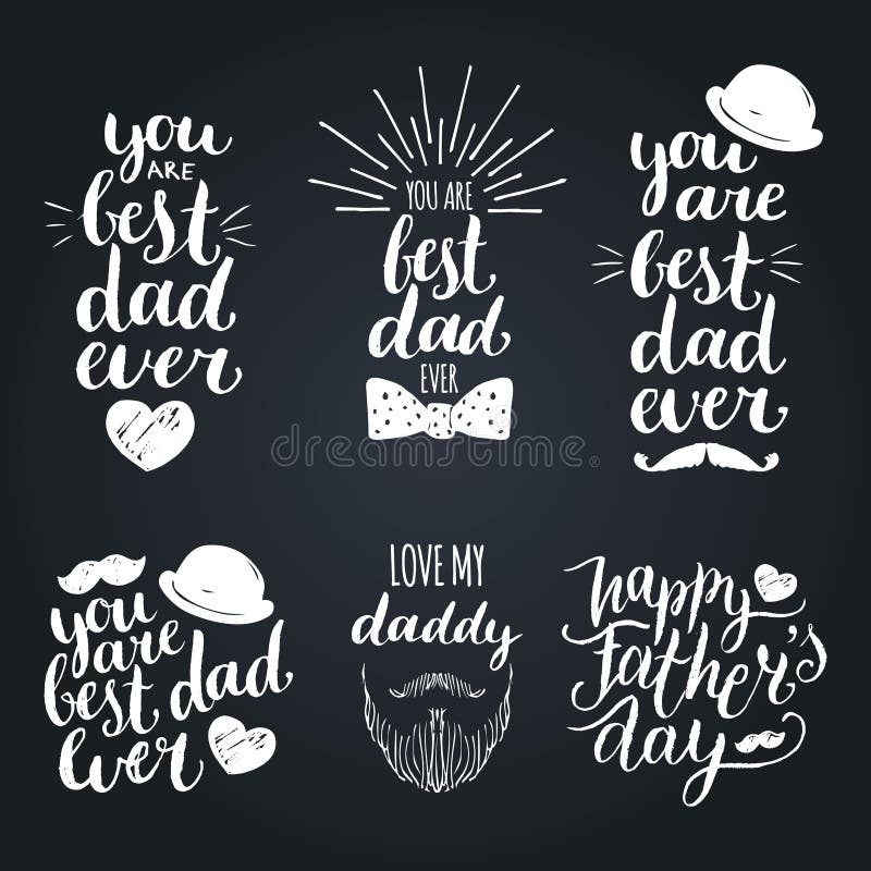 Vector Calligraphy Feliz Dia Del Padre, Translated Happy Fathers Day ...