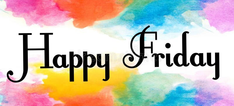 Happy Friday Cartoon Text Clipart Stock Photos - Free & Royalty-Free