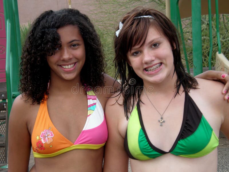 Young Tweens Teens In Bikinis
