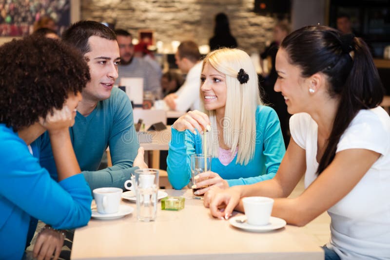 Restaurant scene stock photo. Image of night, happy, attractive - 719494