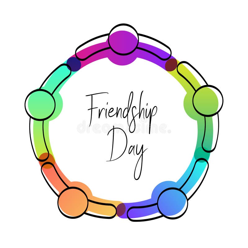 Happy Friendship day drawing easy and step by step l International  Friendship day poster drawing 