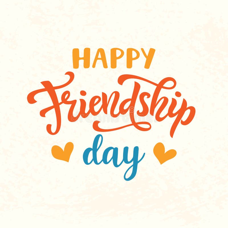 Happy Friendship Day Cute Poster, Vintage Retro Style Stock Vector - Illustration of handwritten, print: 96006326 Happy Friendship Day Cute Poster, Vintage Retro Style Stock Vector - Illustration of handwritten, print: 96006326