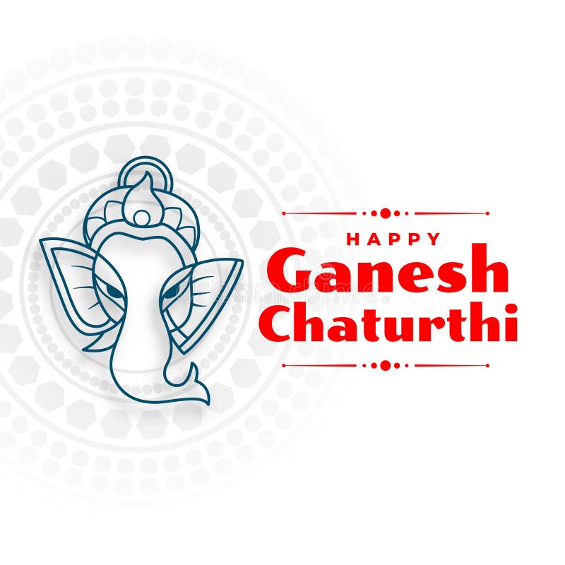 Happy Ganesh Chaturthi Banner with Realistic Lord Ganesha Design Vector ...