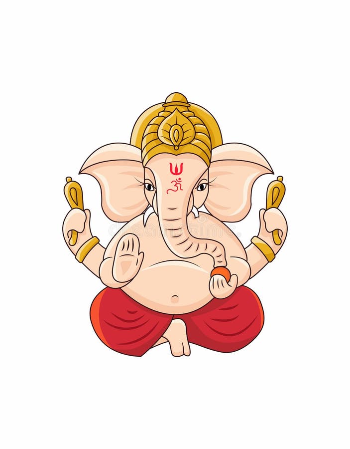 Easy Lord Ganesha drawing| Ganesh Chaturthi drawing| Ganapati bappa drawing  step by step - YouTube