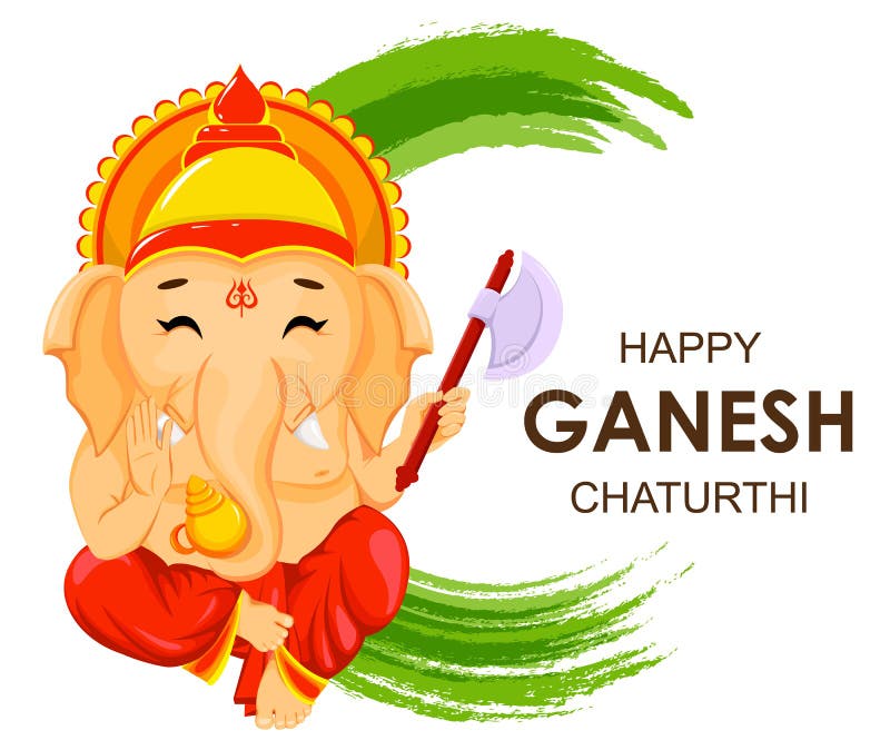 Happy Ganesh Chaturthi Greeting Card Stock Vector - Illustration of idol, hindu: 124806280 Happy Ganesh Chaturthi Greeting Card Stock Vector - Illustration of idol, hindu: 124806280