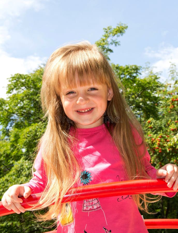 Happy girl stock image. Image of park, fashion, face - 26379397