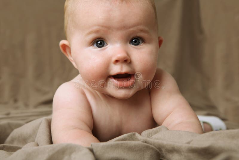 Happy girl. stock images